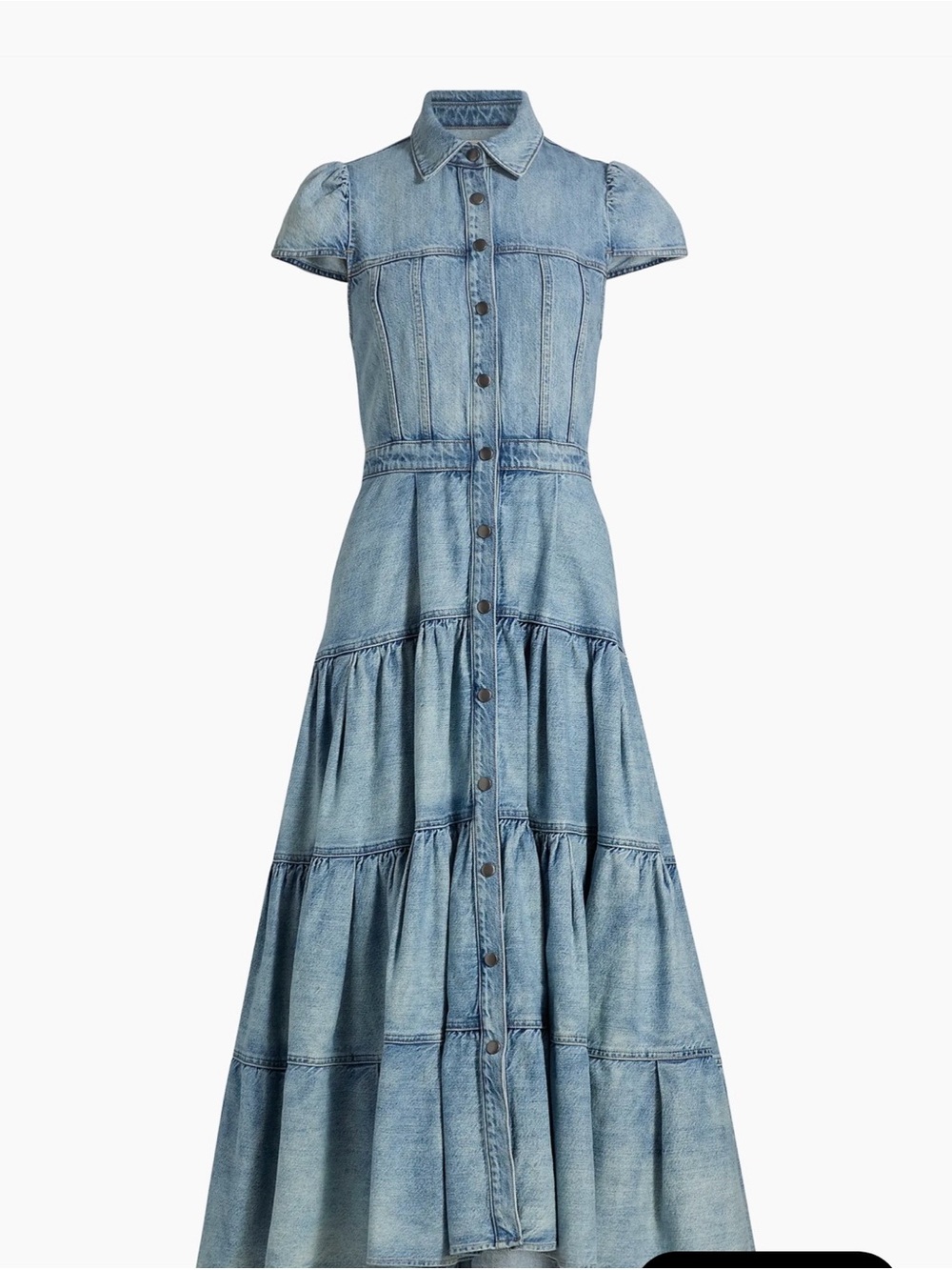 ALICE + OLIVIA

Patsy Denim Fit & Flare Midi-Shirtdress size 12 NWT